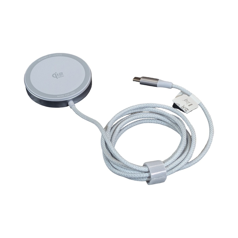 Nn5O UGREEN Magflow Qi2.2 25W Wireless Charger Magsafe Compatible Charging Pad
